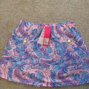 Lilly Pulitzer Madison skort in Coastal Blue Maybe Gator NWT